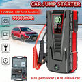 99800mAh Auto KFZ Starthilfe Jump Starter 12V Ladegerät Booster Power Bank PKW