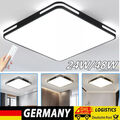 Dimmbar LED Deckenleuchte Panel Decken Lampe mit FB Wohnzimmer Küche 24W/48W