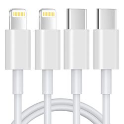 USB-C auf 8-Pin Kabel für Apple Premium Ladekabel, 3M 2PACK MFi-Zertifiziert