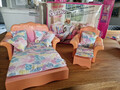 Barbie Living Pretty Couch Sofa und Sessel 1987