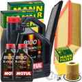 MANN INSPEKTIONSPAKET+2x1L+1x5L MOTUL EFE 5W30 ÖL passend für BMW 3er E46 320-30