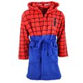 Marvel Spiderman Kinder Hausmantel Bademantel mit Kapuze Gr. 98-128 Fleece