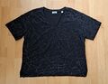 Kurzes T' Shirt von Esprit, schwarz-grau gem., Gr. L-XL (42-44), abs. neuw. !!