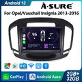 9" 2+32GB Android 13 Autoradio Mit GPS Navi WIFI SWC Für Opel Insignia 2013-2016