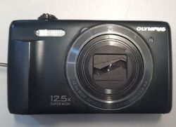 Olympus VR-360 Verschluss hakt ohne Akku