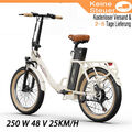 ONESPORT OT16-2 Elektrofahrrad 20 Zoll 250W Klapprad E Bike Citybike Fahrrad 48V