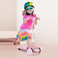 Kinder Roller Klappbarer Scooter Verstellbar Tretroller Cityroller Kickroller