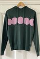 Marimekko X Uniqlo Damen grün rosa Flecken Kaschmirmischung Kapuzenpullover S UK 10