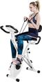 LCD Heimtrainer Fitness Fahrrad Klappbarer Hometrainer Cardio Ergometer Trimmrad