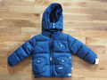 Kanz Baby Jacke mit Kapuze Blau Winterjacke Mädchen, Steppjacke Winter Gr.  86