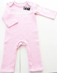 Einteiler Gr.62 /68 Tribal NEU 100% Baumwolle hell rosa strampler overall baby