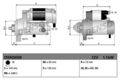 1x DSN3009 DENSO Starter für CHEVROLET,DAEWOO,OPEL,VAUXHALL