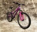 26 Zoll ALU Damen MTB Gefedert mit 21-Gang Shimano NEU 2666-Lila-Pink