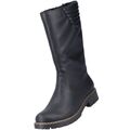 Rieker Damen Stiefel gefüttert Schwarz Y9191-00