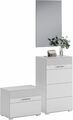 Xonox 3-tlg. Garderobenset Garderobenkombination - Garderobe Linus - 115x190x37