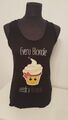 Tank Top, Shirt, schwarz, Every Blondie needs a Brownie, Gr. M L