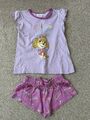 Paw Patrol Schlafanzug kurz Mädchen Sommer Skye 98 104 Shorty rosa pink Unicorn