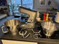 Kenwood Titanium Chef Baker Küchenmaschine Silber