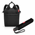 reisenthel Reisetasche allrounder R Set mit umbrella pocket duomatic Black