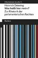 Was heißt hier »wir«?: Zur Rhetorik der parlamentar... | Buch | Zustand sehr gut