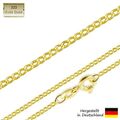 Goldkette Panzerkette Echt Gold 333 50 cm 2 mm Damen Herren Kinder Kette Neu ✔