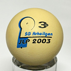 Minigolfball 3D JLP 2003 SG Arheilgen KX - unmarkiert, ungespielt