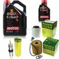 MOTUL 6L 5W-30 Motoröl+MANN-FILTER für BMW Coupe E82 120i E92 320i 318i