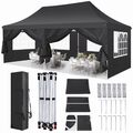 Pavillon 3x3 3x6m Wasserdicht Faltpavillon Pop Up Partyzelt Gartenzelt UV Schutz