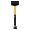 Hammer Camp Mallet 8OZ stabiler Campinghammer Gummihammer + Stiel aus Fiberglas