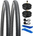 2er Pack 29'' Fahrradreifen 29x1.95 ETRTO 50-622 und 29 Zoll Heavy Duty Schlauch