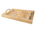 Holztablett Dekoration natur massiv shabby chick 58cm x 38cm individuell