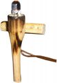 Krippenbeleuchtung - Holzfackel für Modellbau Krippen - natur h=4,5 cm