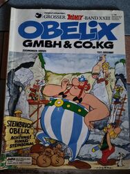 Grosser Asterix Band XXIII 23 Obelix GmbH & CO. KG Comic Album dt. Erstausdabe