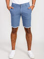 D555 Kingsize Herren Stretch Chambray Shorts marineblau 42-56 (201300)