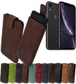 Exclusive Suncase Leder Tasche Slim Case Handyhülle Hülle Etui für Nokia 7.1