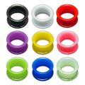 1 Paar Flesh Tunnel Silikon Ohr Plugs Piercing extra weich und flexibel