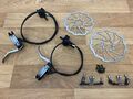 Magura Marta hydraulische Scheibenbremsen Bremsen Set 180/160 mm schwarz MTB