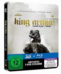 KING ARTHUR - LEGEND OF THE SWORD 3D --- LIMITED STEELBOOK / BLU-RAY 3D + 2D