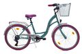 24 Zoll Kinder Mädchen City Fahrrad Mädchenfahrrad Bike Rad 6 Gang STVO Licht