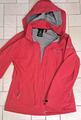 FIRST-B Damen Jacke - rot - Größe 38 - abnehmbare Kaputze