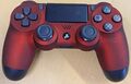 Sony PlayStation 4 PS4 DualShock Wireless Controller Red Rot Metallic Rau Grip