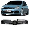 Sport Grill Kühlergrill schwarz glänzend passend für VW Golf 6 08-12