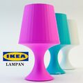 1 IKEA LAMPAN  Retro Leuchte Pink Nachttischlampe E14 NEU und OVP