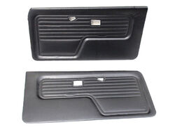 Schwarze Door panel Türverkleidungen Türpappen für BMW E30 318 320 325 Cabrio