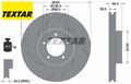 2x BREMSSCHEIBE TEXTAR 92214005 2 BREMSSCHEIBEN FüR PORSCHE