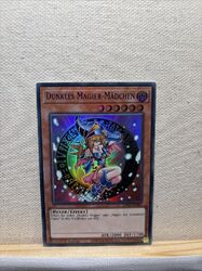 Yu-Gi-Oh! Dunkles Magier-Mädchen |Ultra Rare|Blaue Schrift|LDS3-DE082|Deutsch