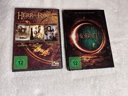 Der Herr der Ringe & Die Hobbit - Trilogie (6-DVD-Set) | Zustand neuwertig | DVD