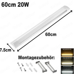 30/60/90/120/150 LED Wannenleuchte Deckenleuchte Feuchtraumlampe Werkstatt Röhre