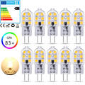 10X G4 Led 12v 5w DC Warmweiß Stiftsockel Leuchtmittel Lampe cob Nicht dimmbar