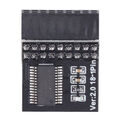 Schwarzes 18-poliges TPM2.0-Sicherheitsmodul WIN11-Upgrade-Test Motherboard